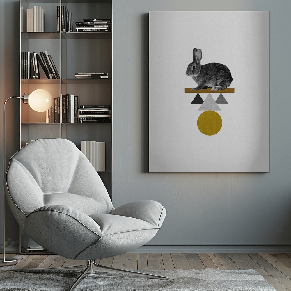 Tribal Rabbit - Poster / Art Print
