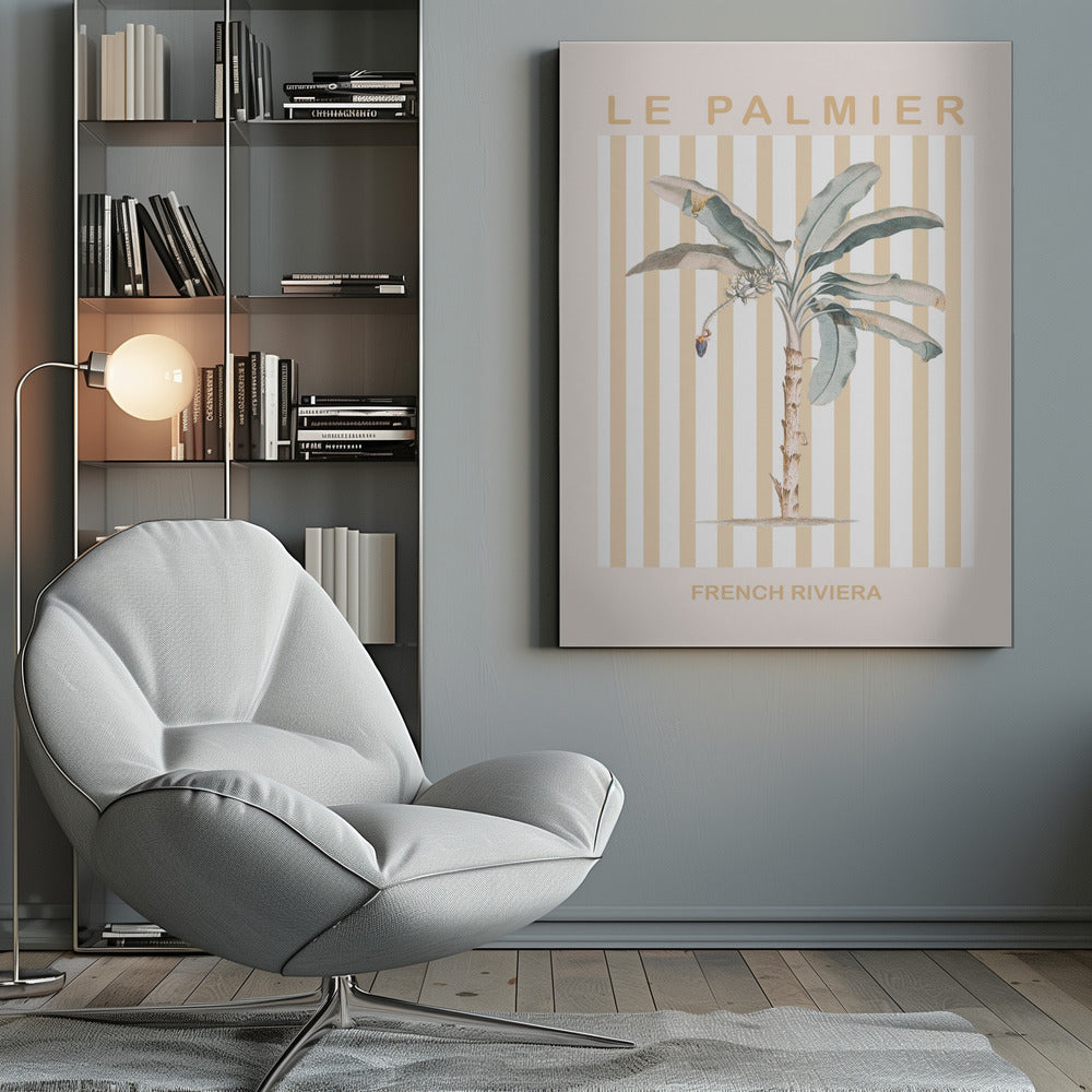 Riviera Plam Tree - Poster / Art Print