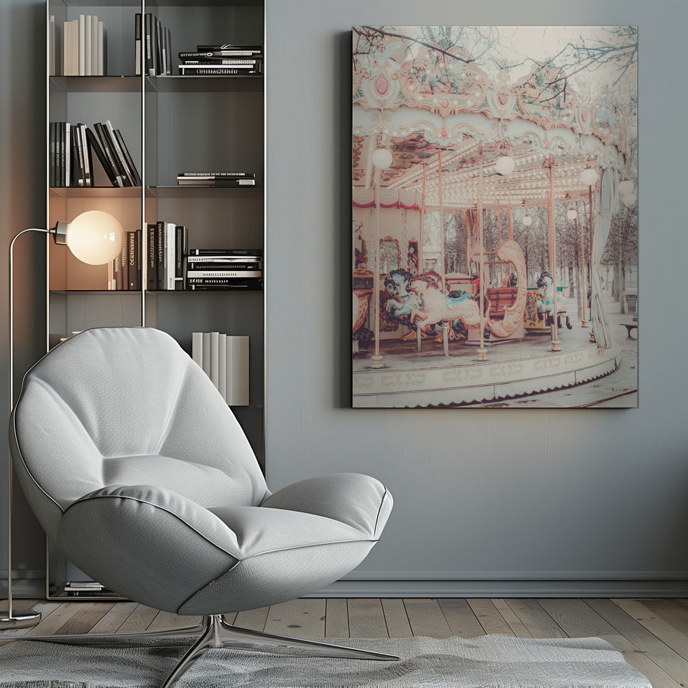Paris Carousel II - Poster / Art Print