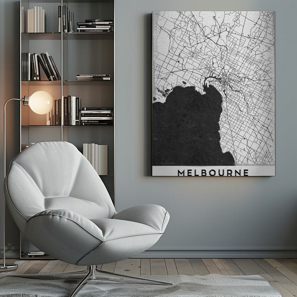 Melbourne - Poster / Art Print
