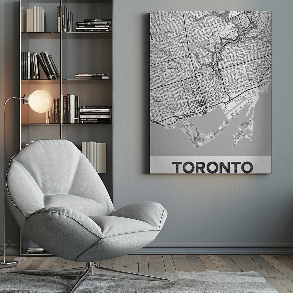 Toronto White - Poster / Art Print