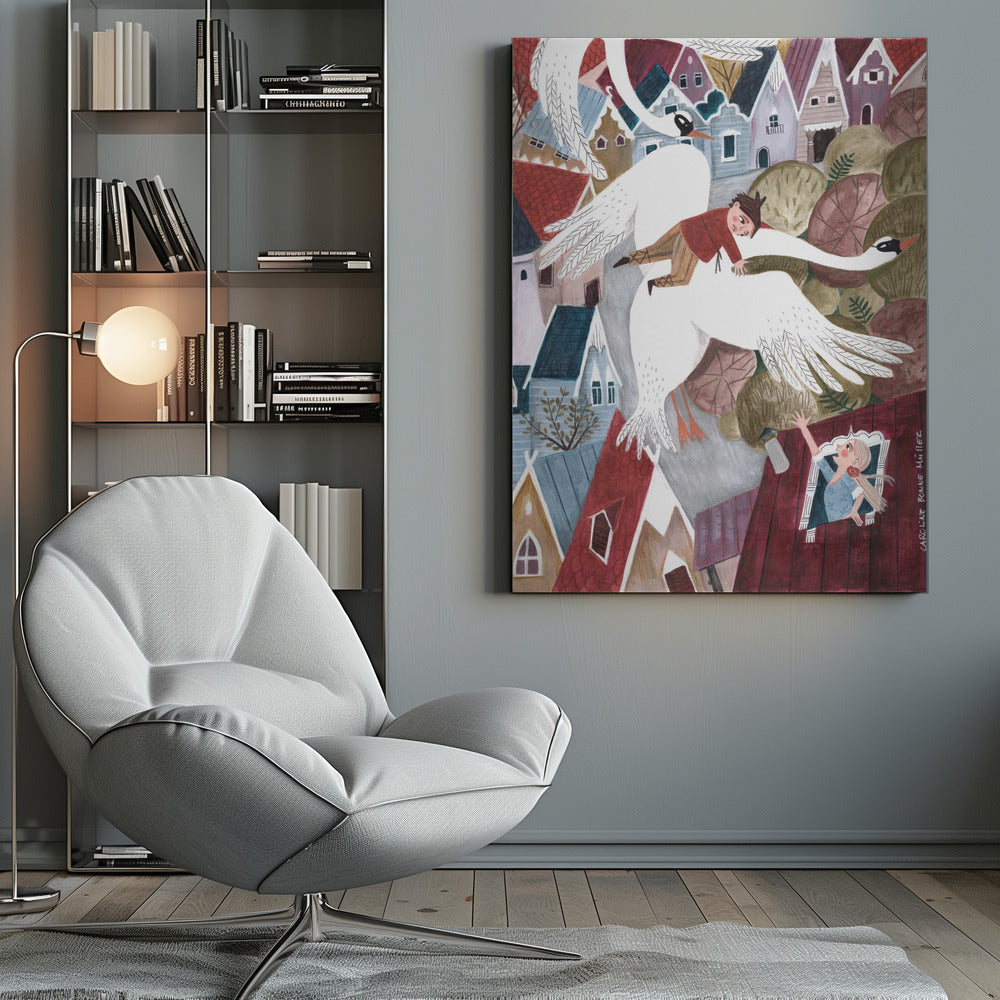 The magical wild geese - Poster / Art Print