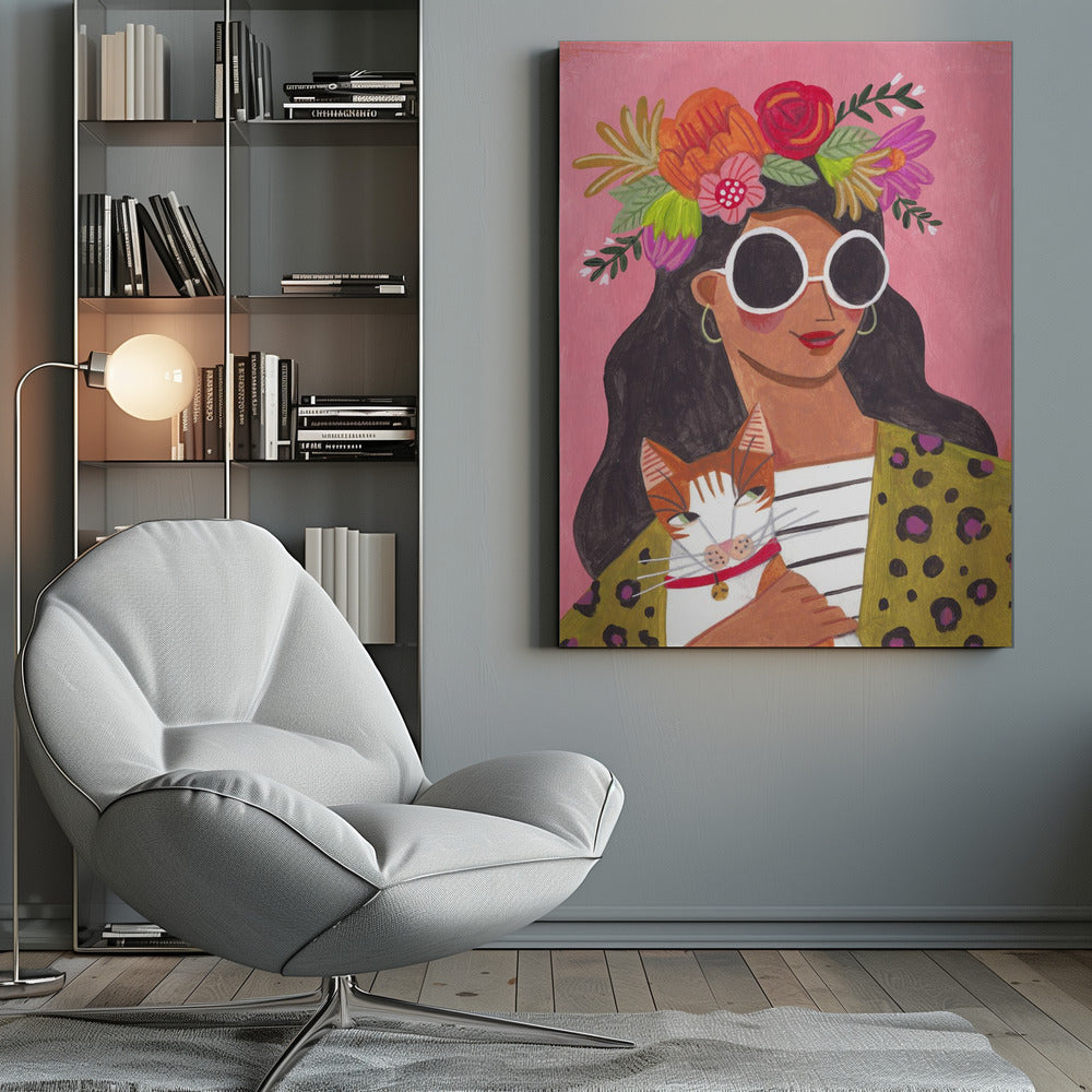 Cat Lady - Poster / Art Print