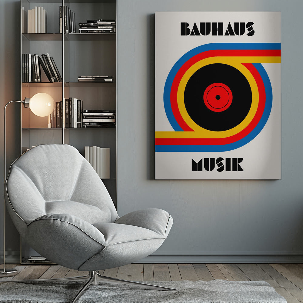 Bauhaus Music Vinyl - Poster / Art Print