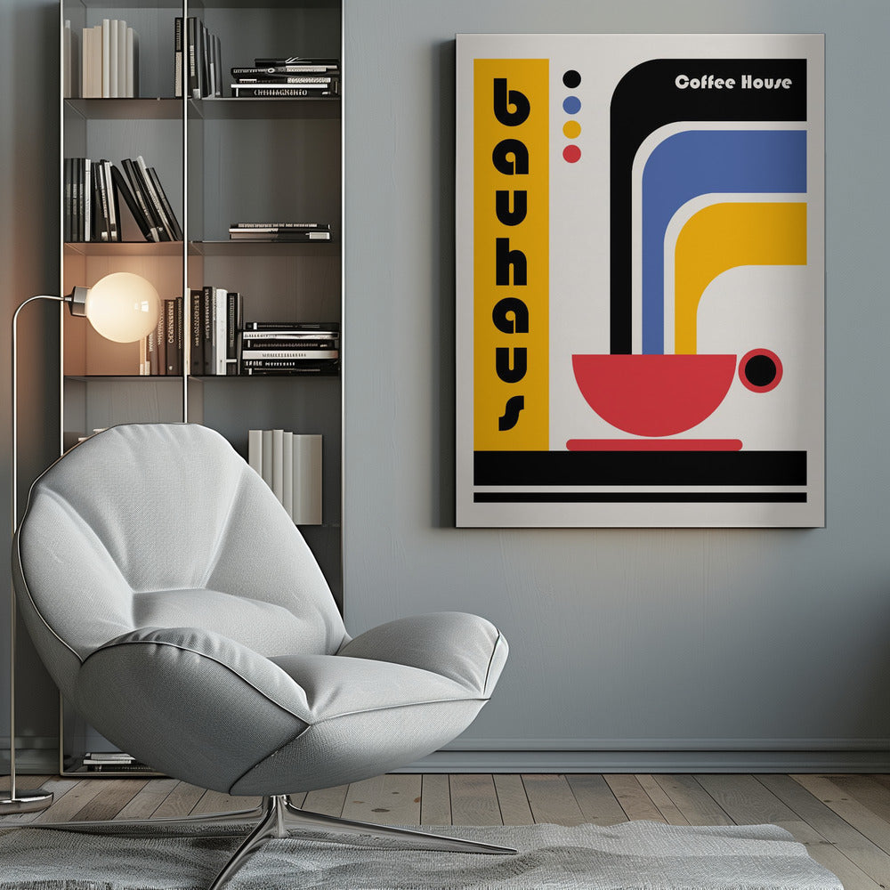 Bauhaus Coffee House - Poster / Art Print
