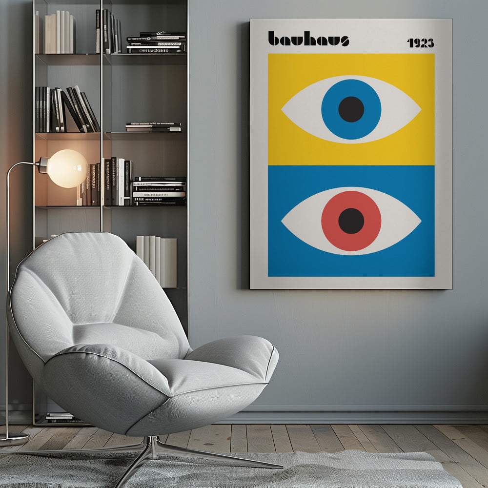 Bauhaus Eyes Abstract - Poster / Art Print