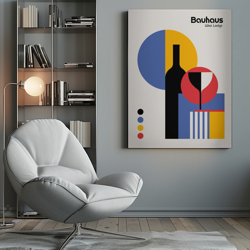 Bauhaus Wine Lodge - Poster / Art Print