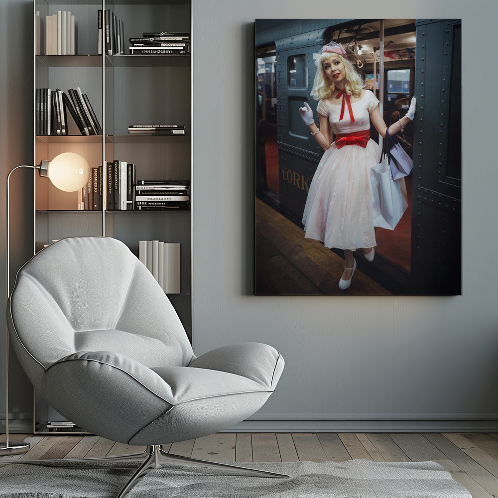 New York Holiday Nostalgia Ride - Poster / Art Print