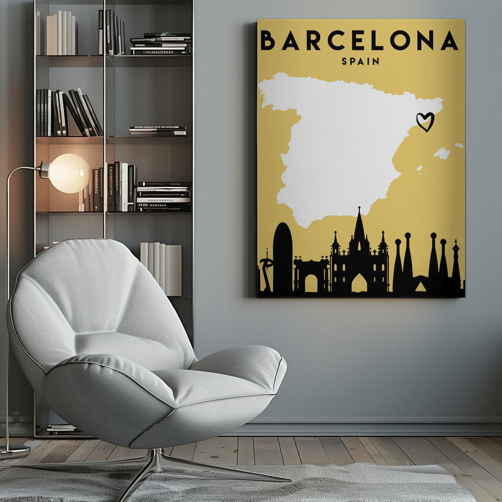 City Love Maps 09 - Poster / Art Print