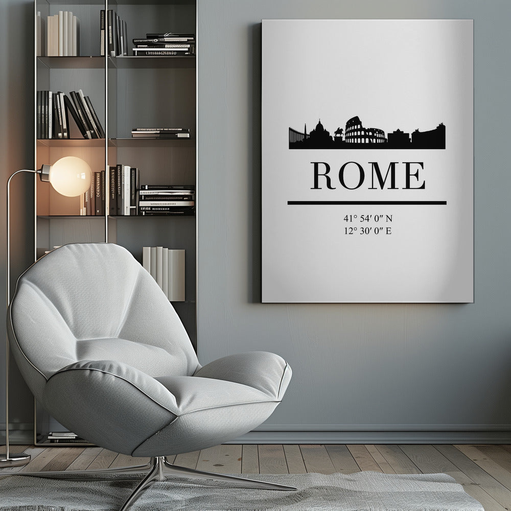 Black Skyline 72 - Poster / Art Print