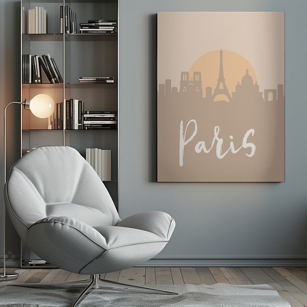 Skyline Earth Tone 2 64 - Poster / Art Print