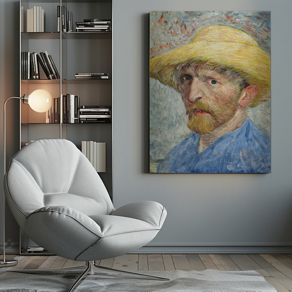 Vincent Van Gogh's Self Portrait (1887) - Poster / Art Print
