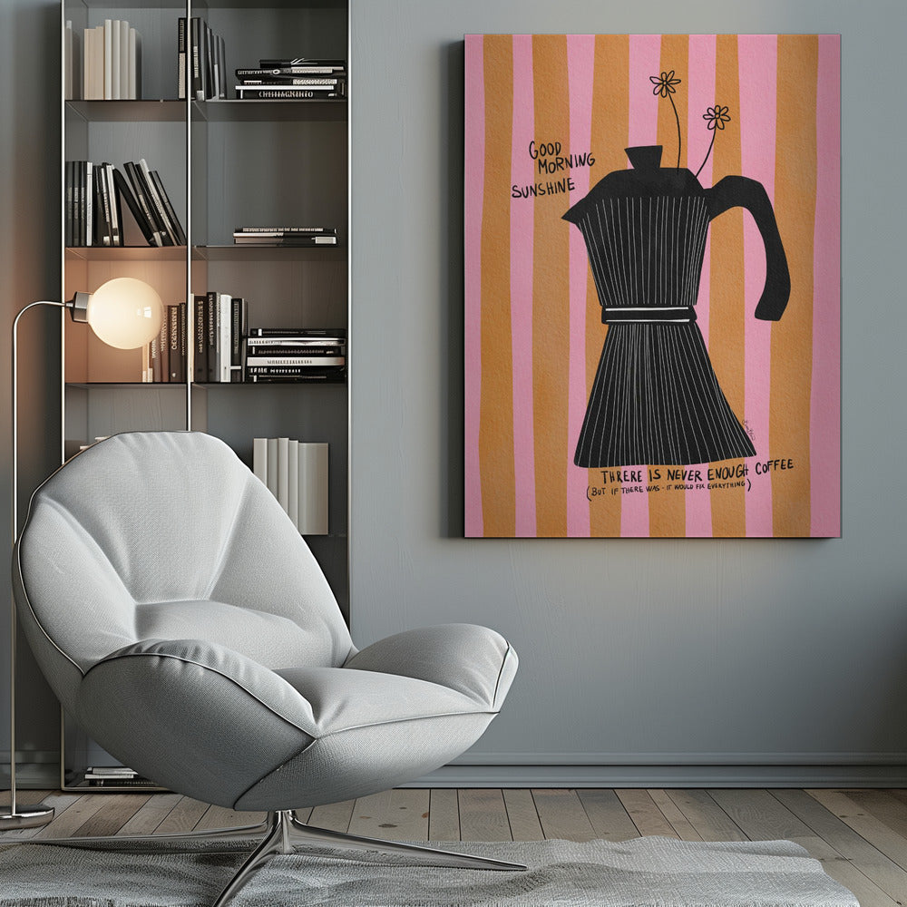 Mocca Coffee Sunshine - Poster / Art Print