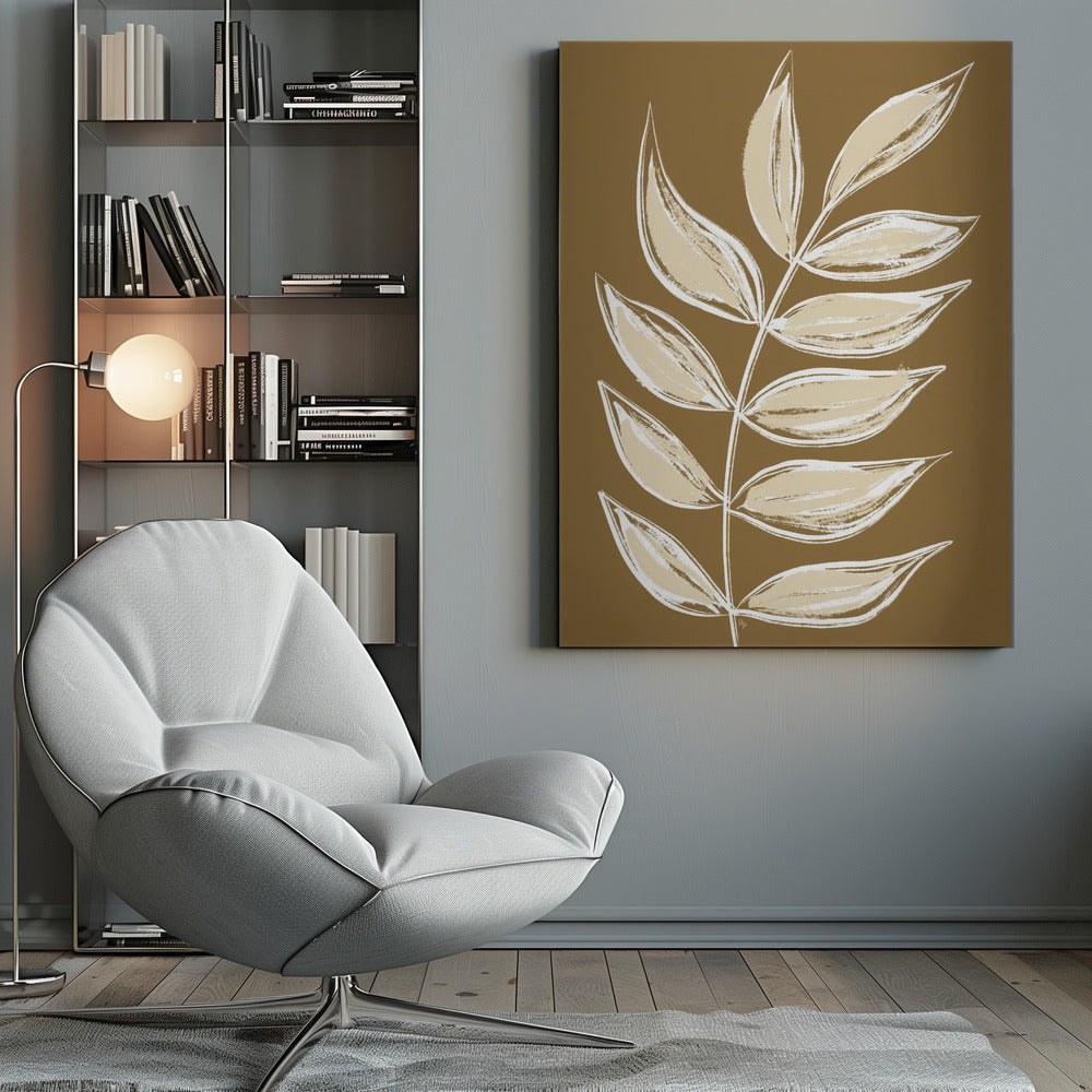 Brown Leaves - Poster / Art Print
