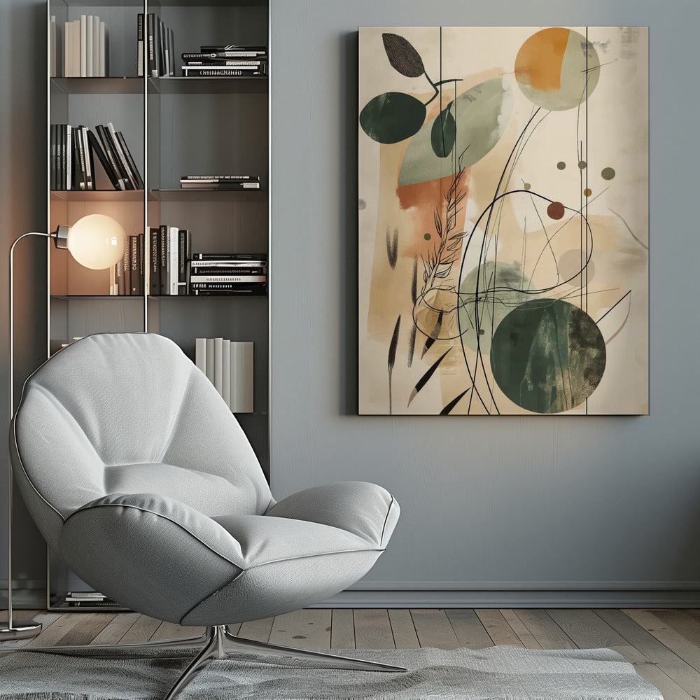 Abstract Beige No 2 - Poster / Art Print