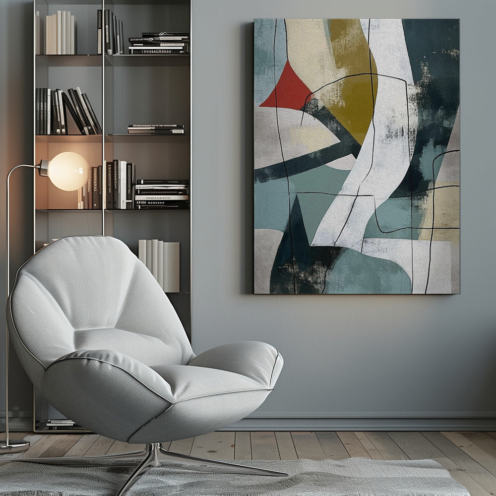 Abstract Fields No 2 - Poster / Art Print