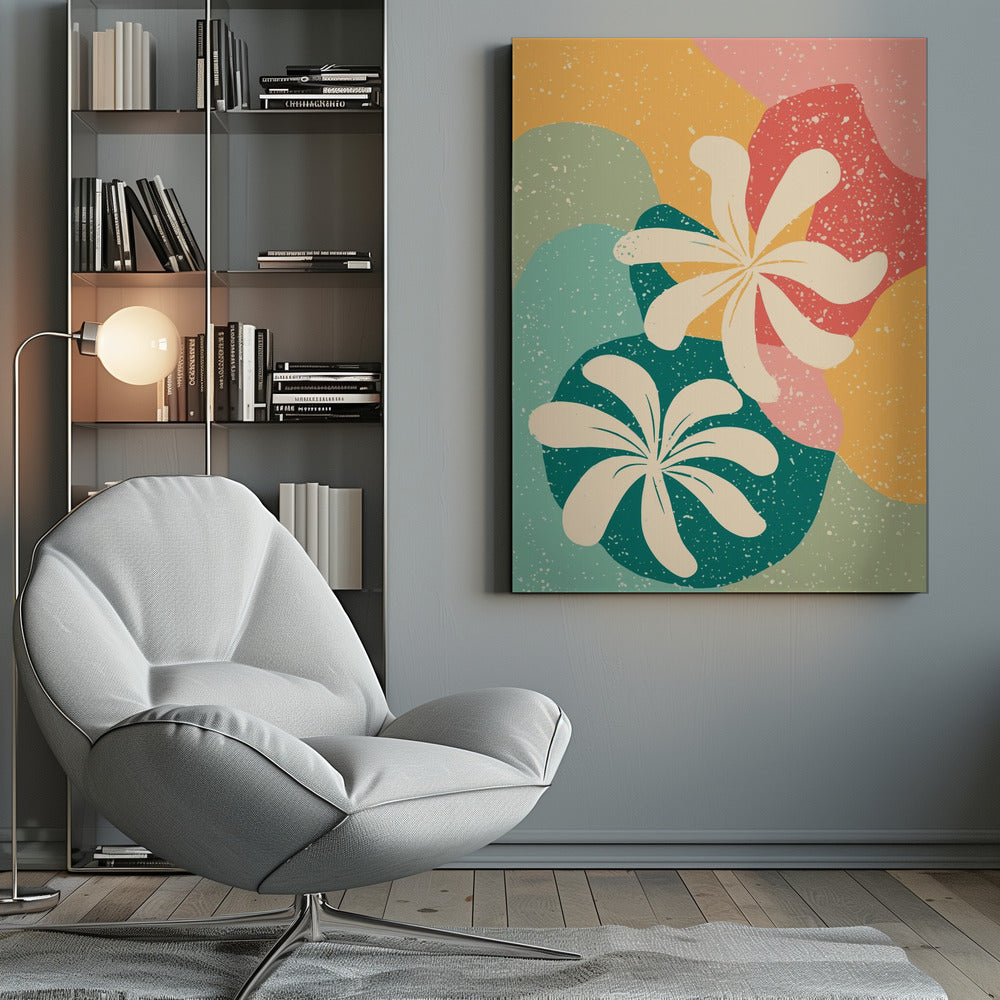 Abstract Flowers - Poster / Art Print
