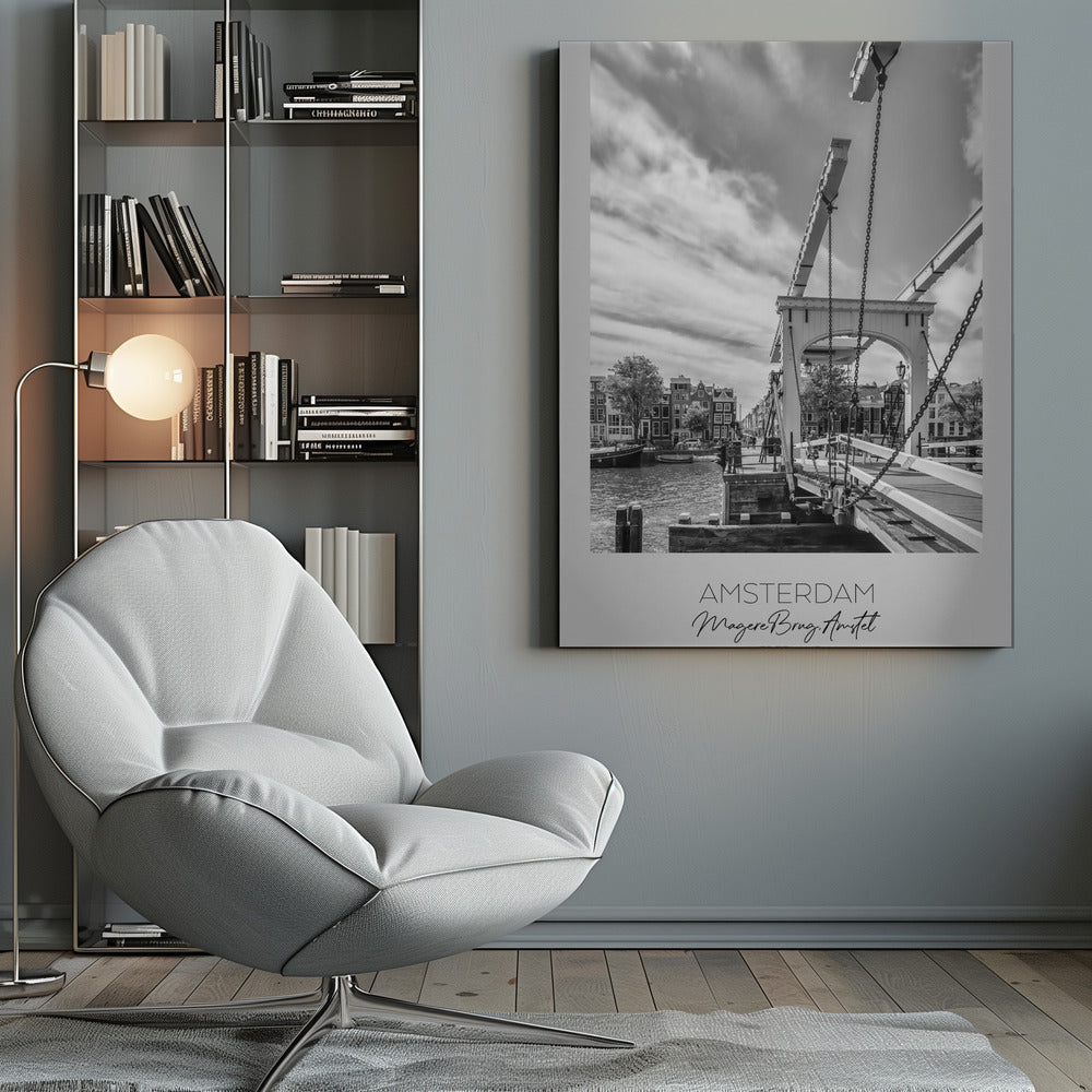 In focus: AMSTERDAM Magere Brug - Poster / Art Print