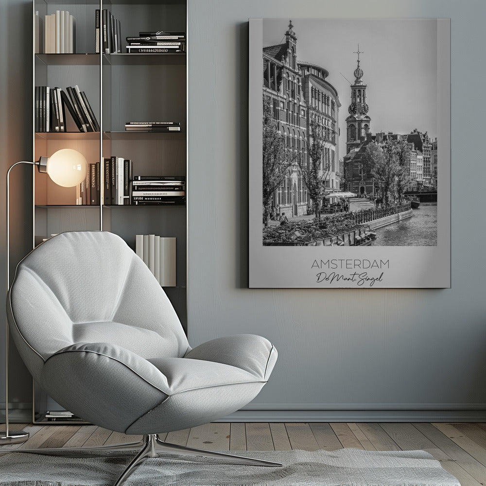 In focus: AMSTERDAM De Munt - Poster / Art Print