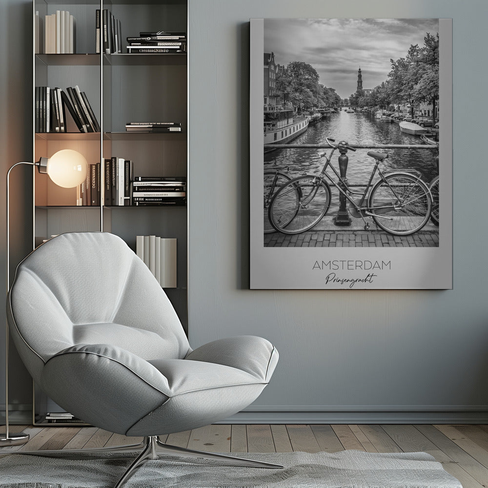 In focus: AMSTERDAM Prinsengracht - Poster / Art Print