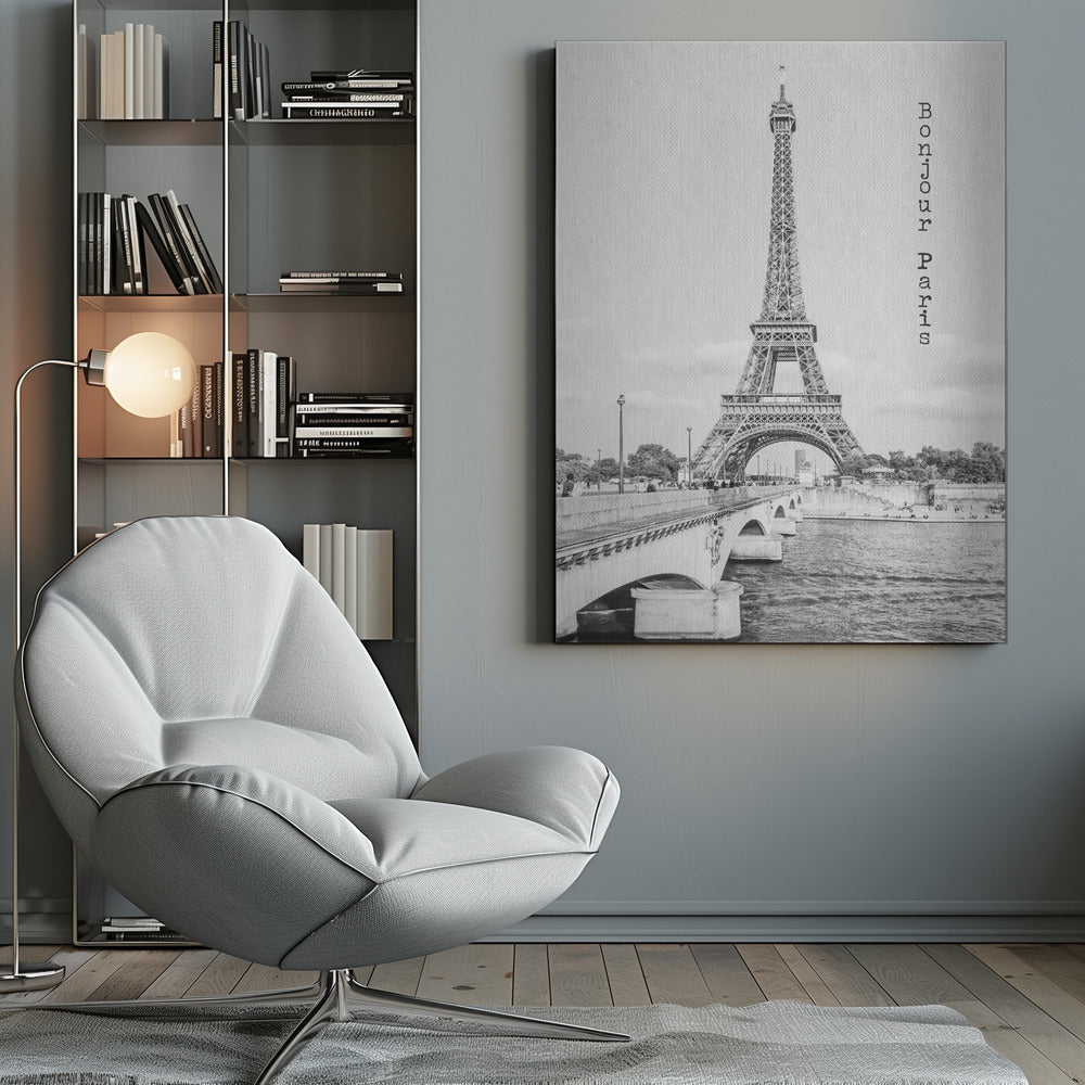 Bonjour Paris - Poster / Art Print