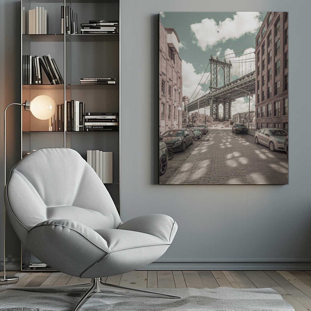 NEW YORK CITY Manhattan Bridge - Poster / Art Print