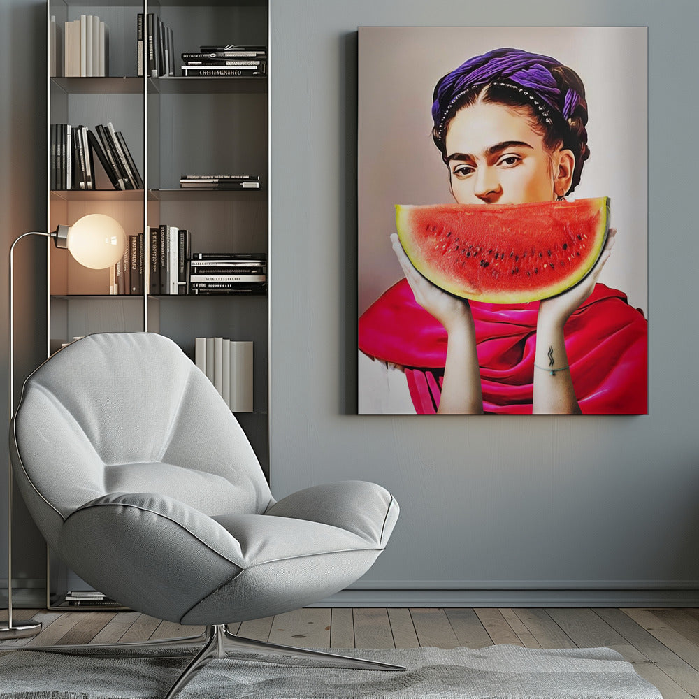 Watermelon Frida - Poster / Art Print