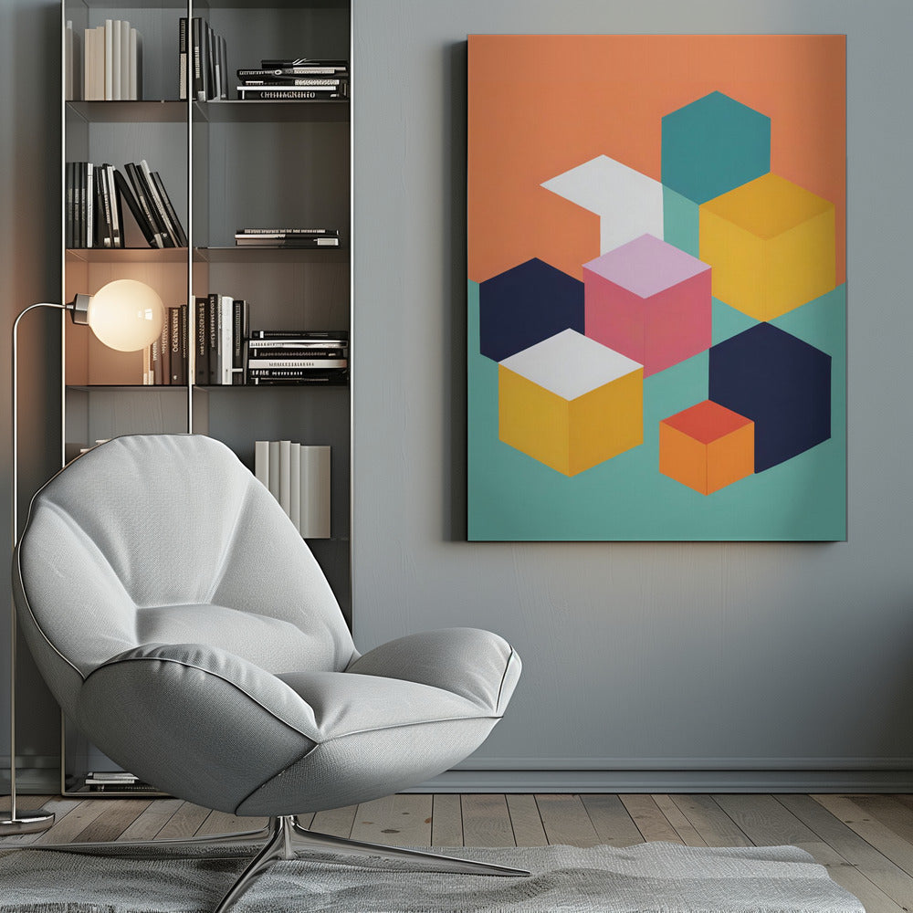 Cubes - Poster / Art Print