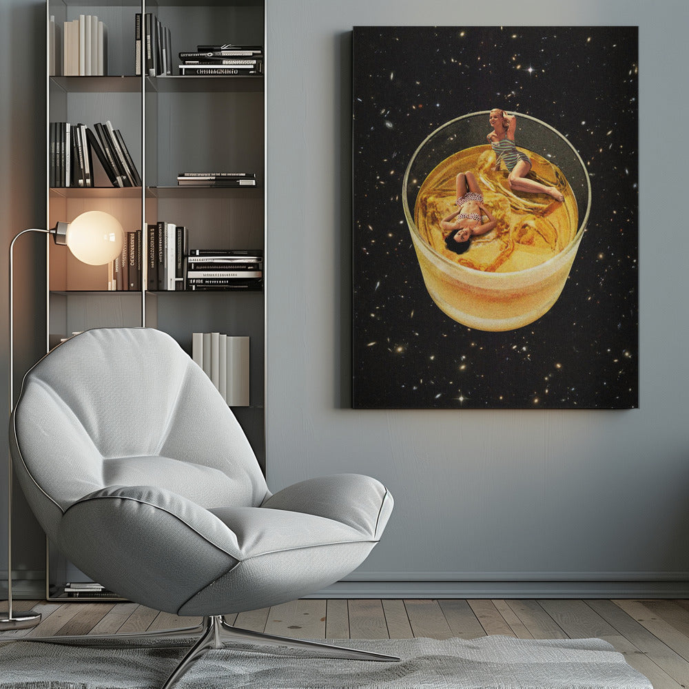 Whiskey besties - On the rocks - Poster / Art Print