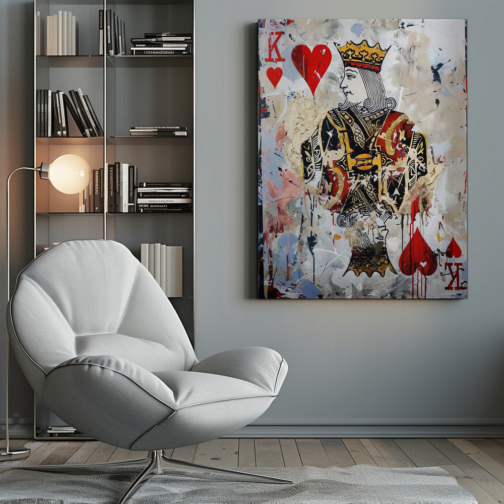 King of Hearts - Poster / Art Print