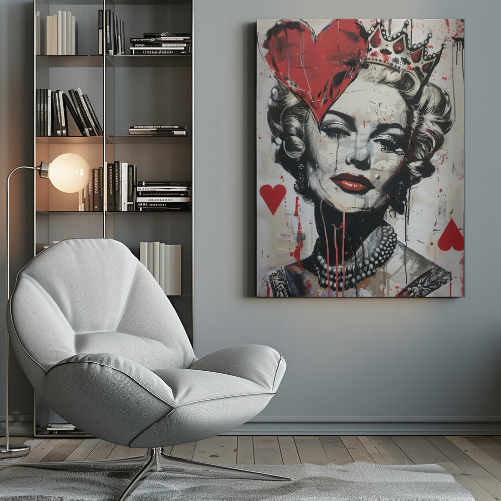 Queen of Hearts - Poster / Art Print