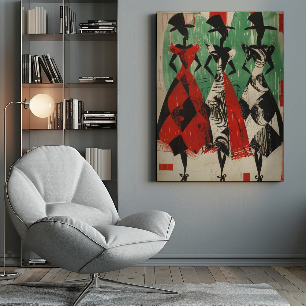 Ladies In Hats - Poster / Art Print