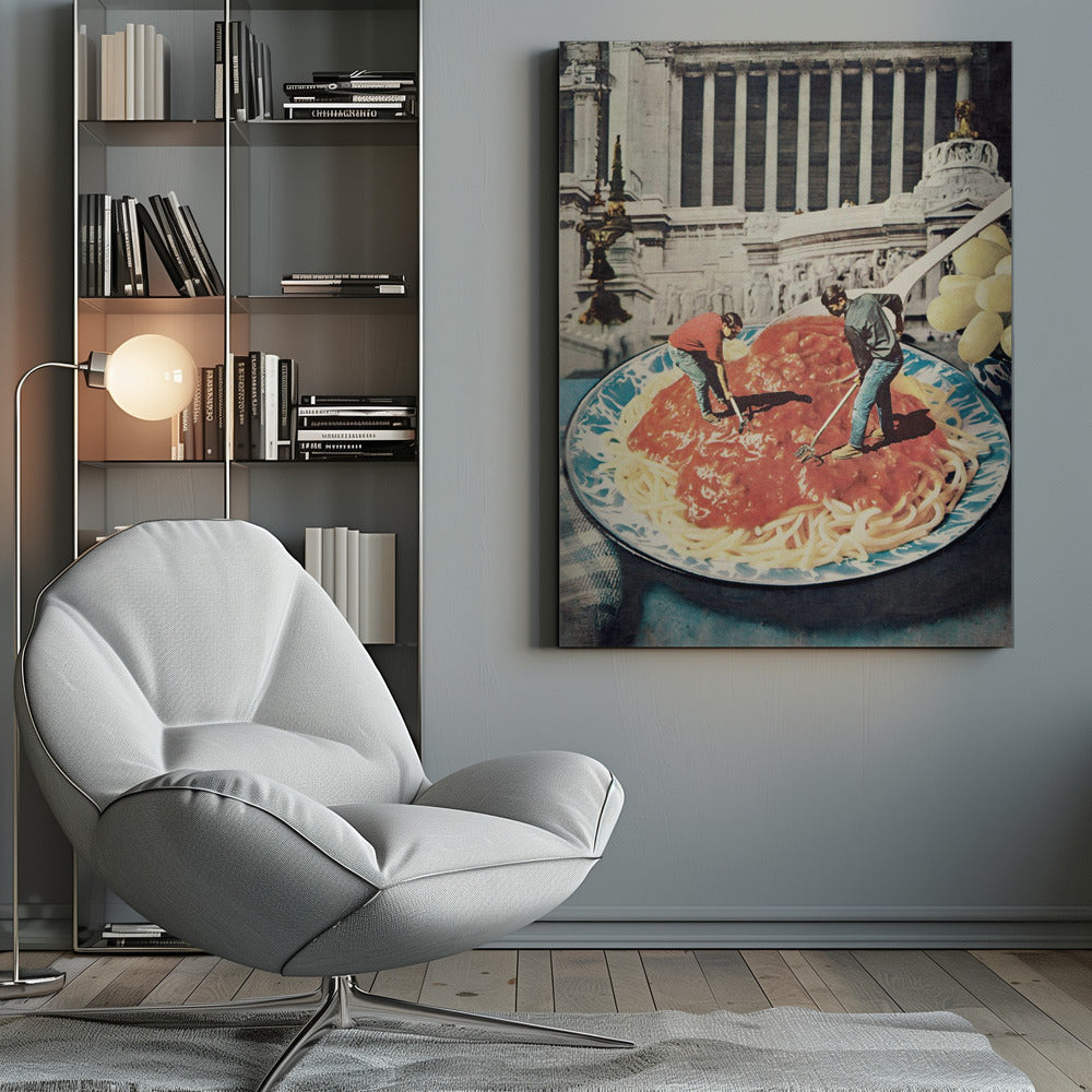 Diggin' Spaghetti - Poster / Art Print