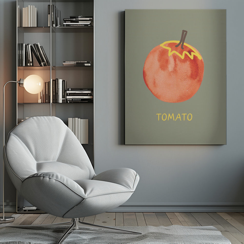 Tomato in Green - Poster / Art Print