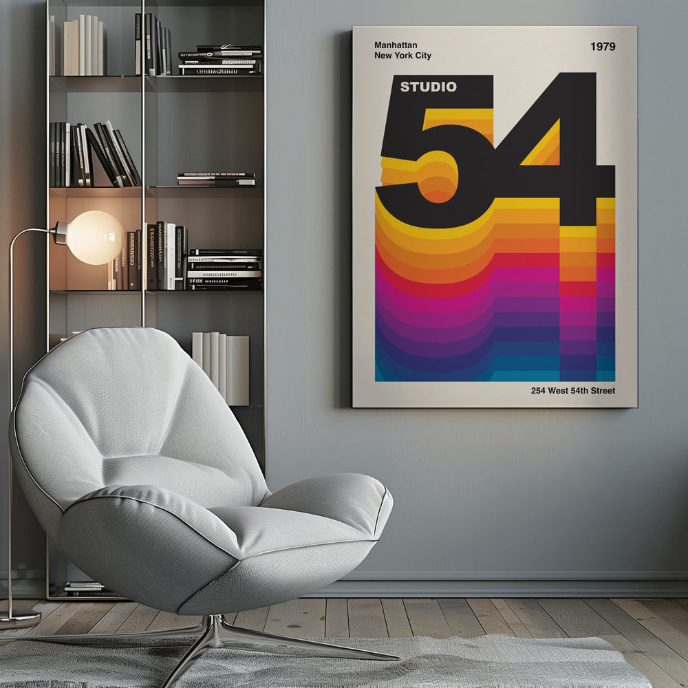 Studio 54 Retro Design - Poster / Art Print