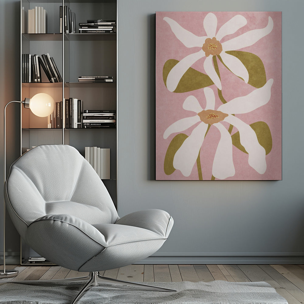 Abstract Flowers I - Poster / Art Print