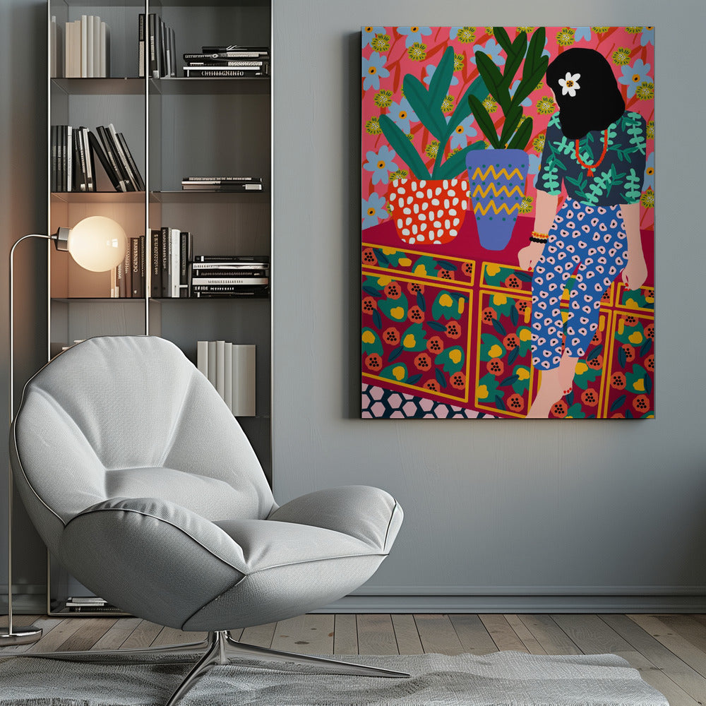 Hawaiian Girl - Poster / Art Print