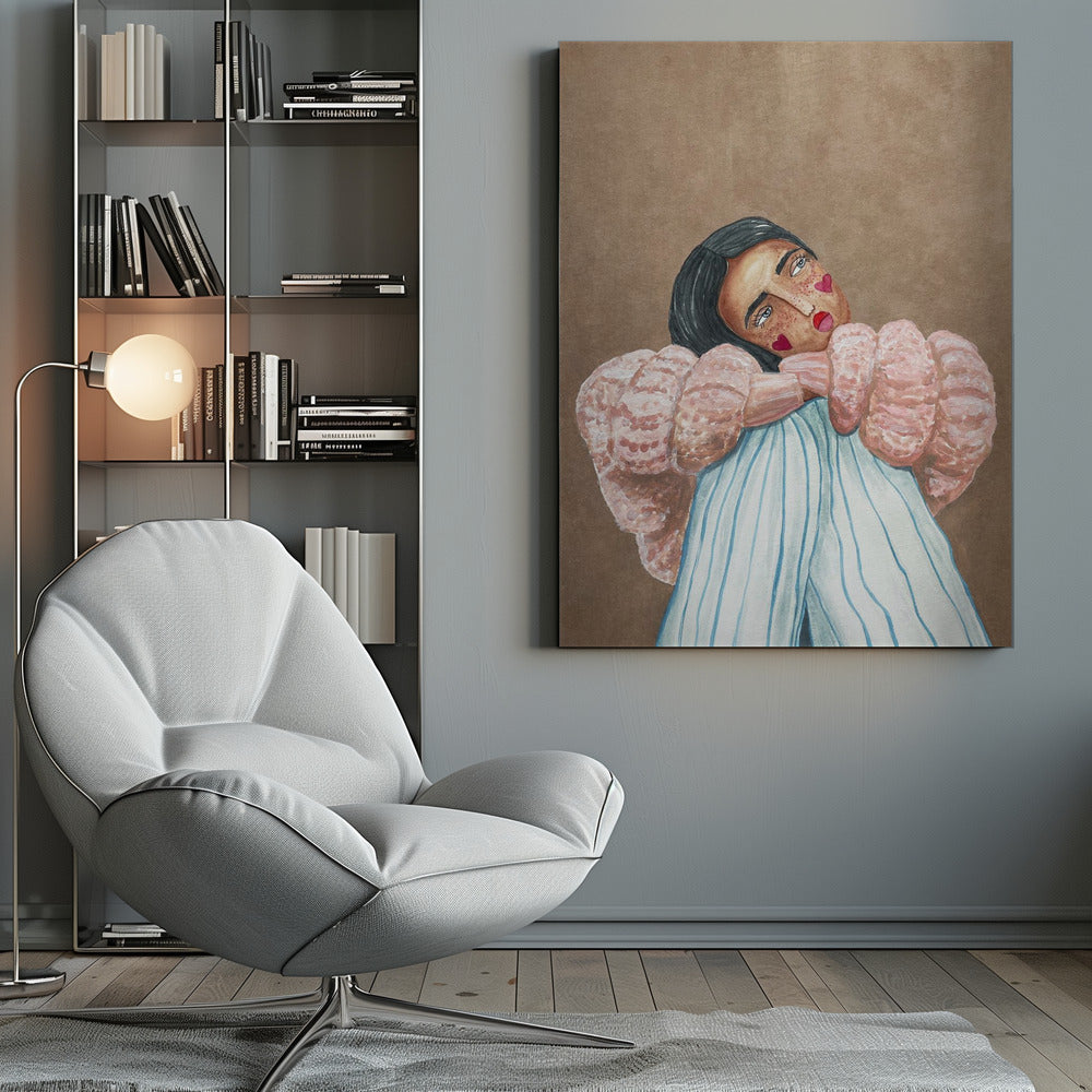 Dreaming girl - Poster / Art Print
