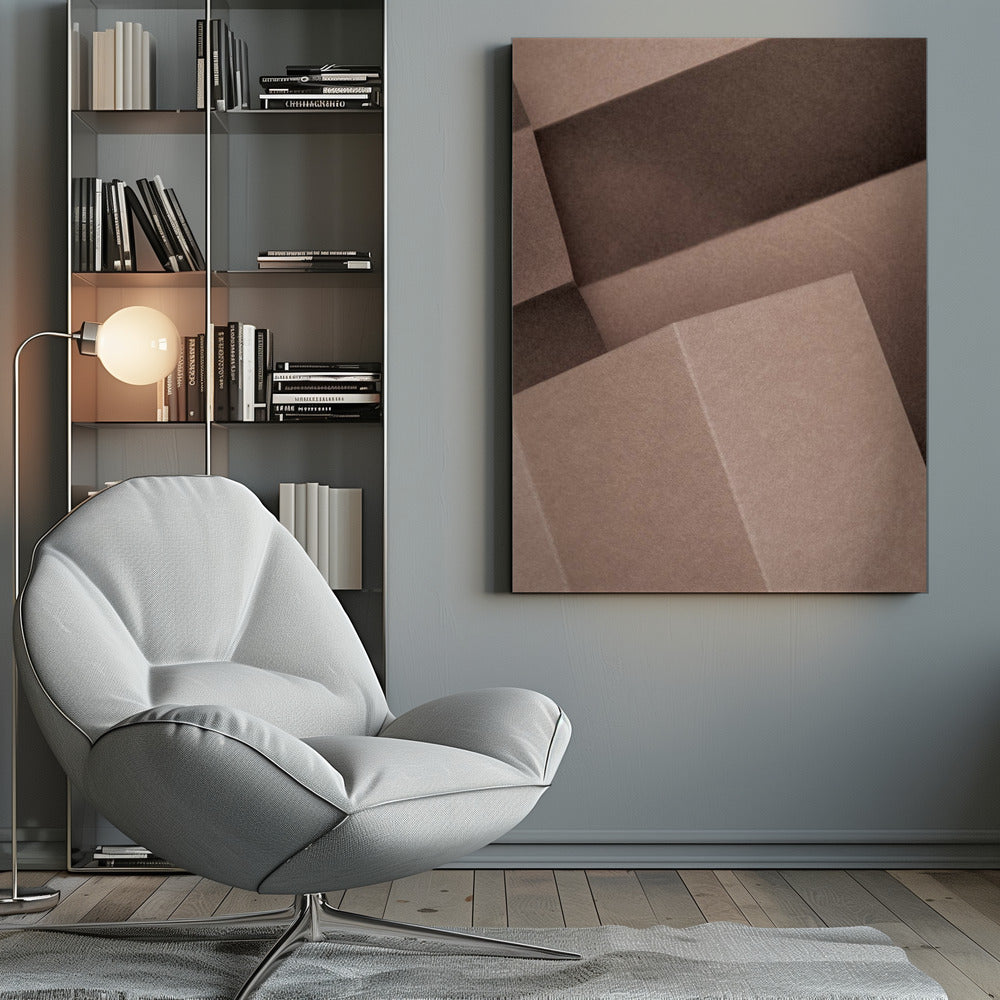 Papers and Shadows 4 - Poster / Art Print