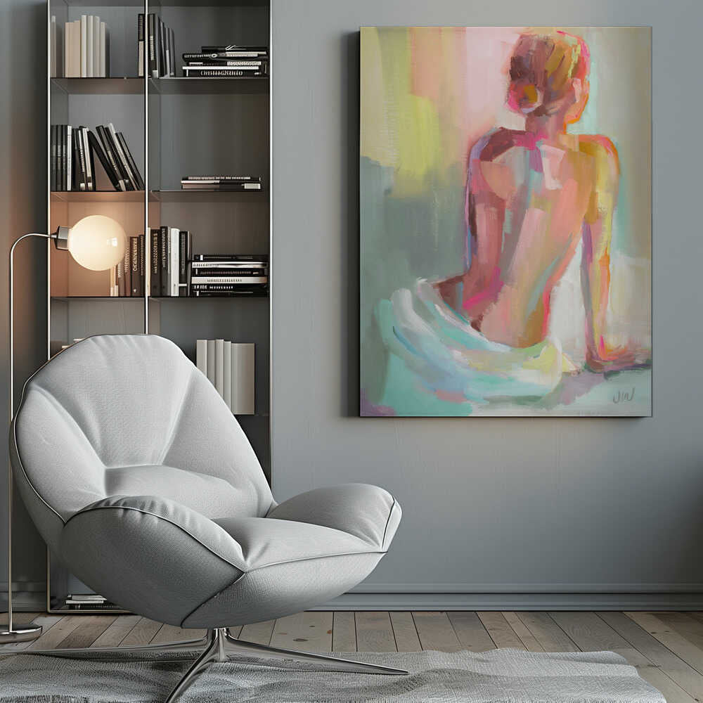 Woman Posing - Poster / Art Print