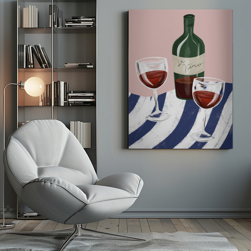 Wine time - Poster / Art Print