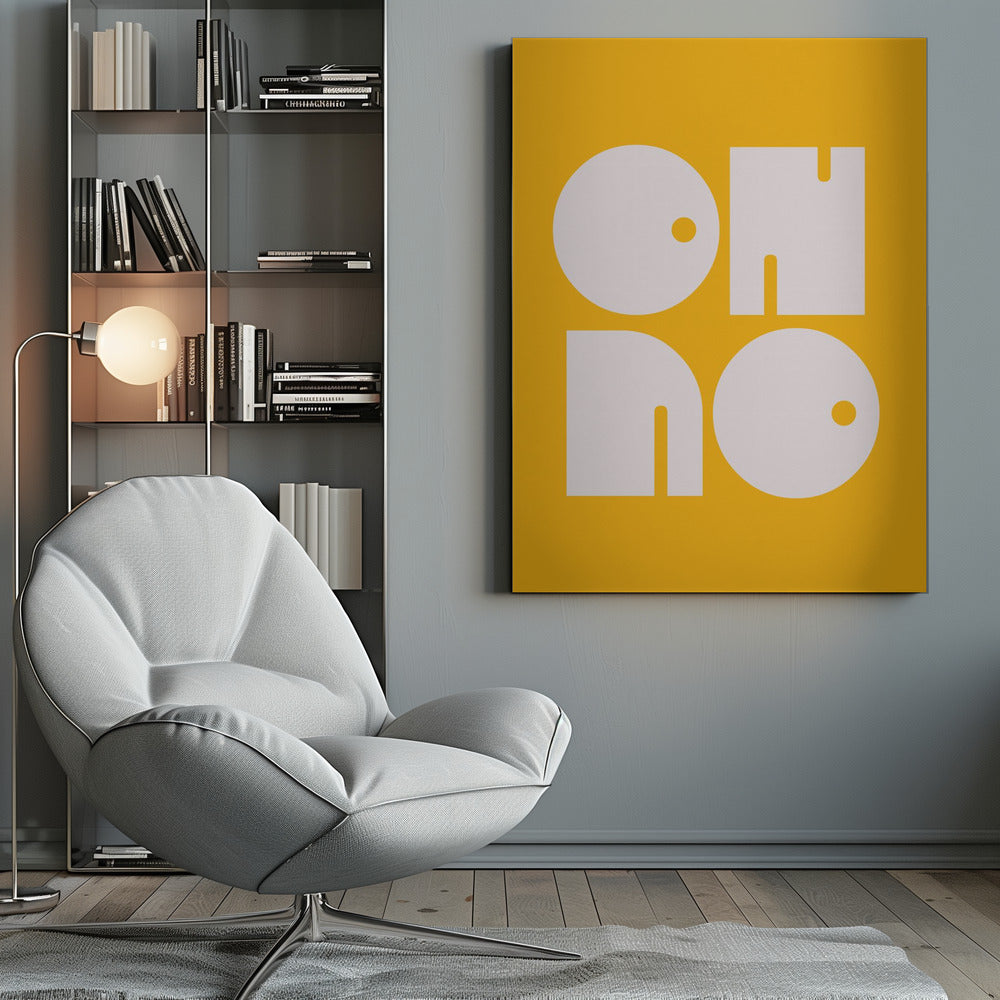 Oh No Yellowratio 3x4 Print By Bohonewart - Poster / Art Print