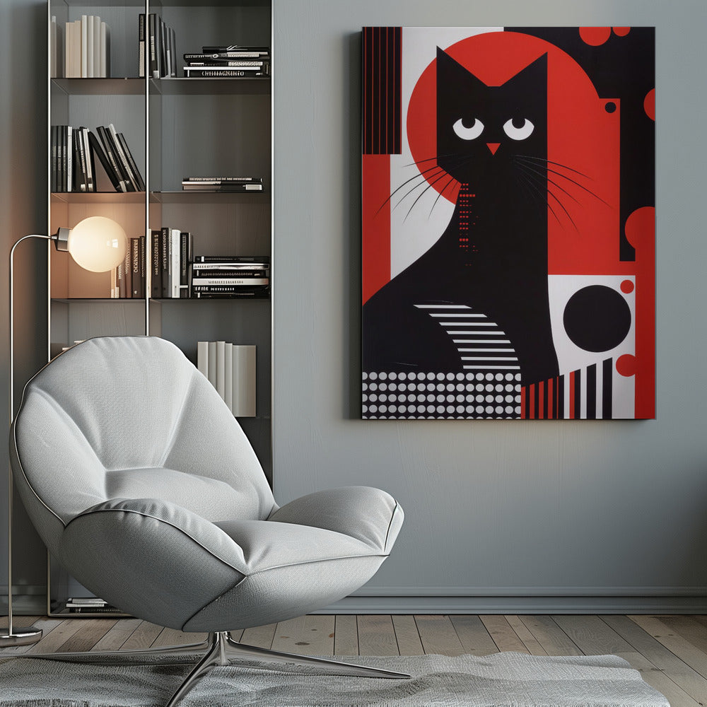 The Abstract Cat - Poster / Art Print