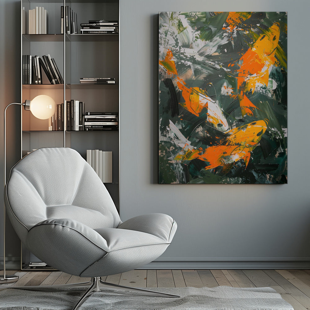 The Abstract Fishes - Poster / Art Print