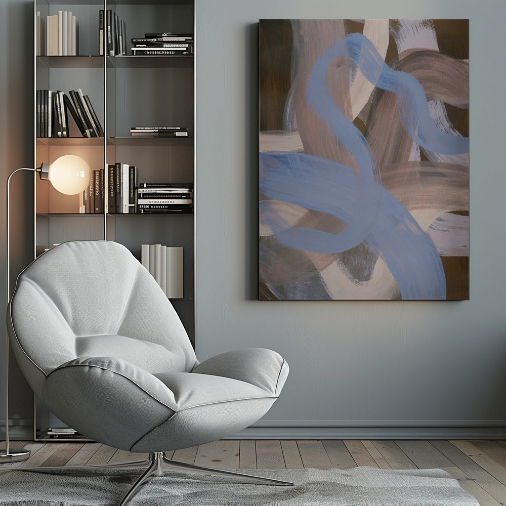Abstract Brush Strokes 124X - Poster / Art Print