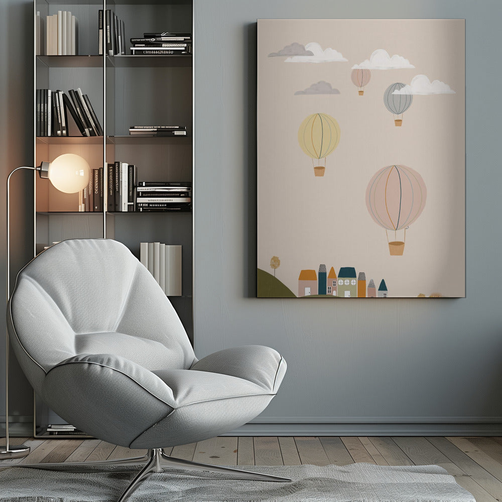 Hot Air Balloons 24x36 - Poster / Art Print