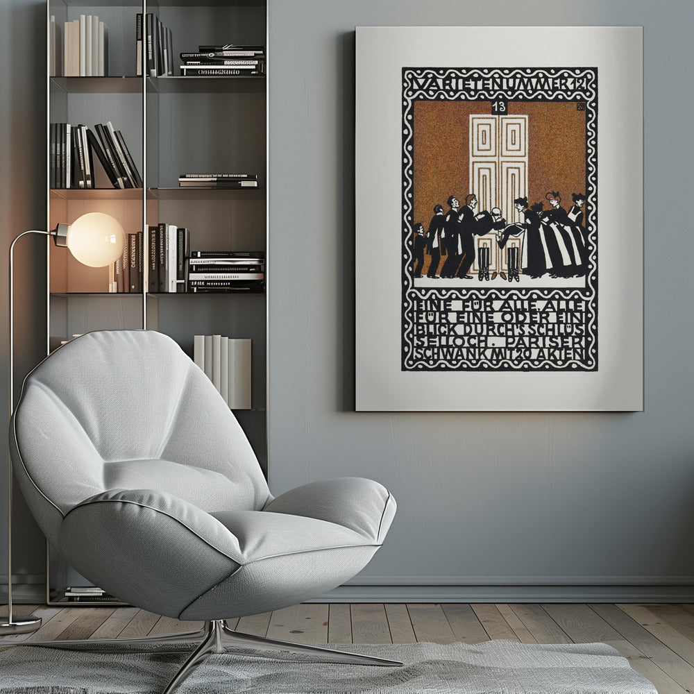 Variety Act 12 One for All, All for One or a Glimpse Through the Keyhole - Poster / Art Print