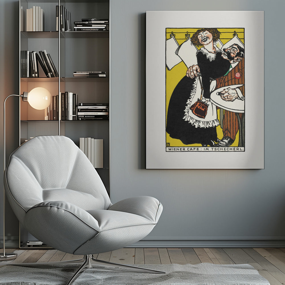 Viennese Café In the Little Café - Poster / Art Print