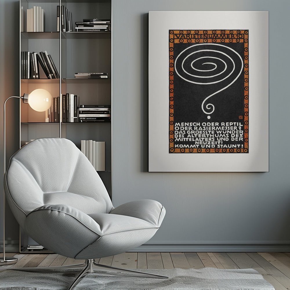 Variety Act 10 Man or Reptile or Razor? - Poster / Art Print
