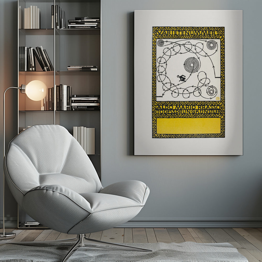 Variety Act 9 Also Mario Brasso, leap of Death - Poster / Art Print